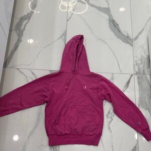 Champion Magenta Hooded Sweatshirt